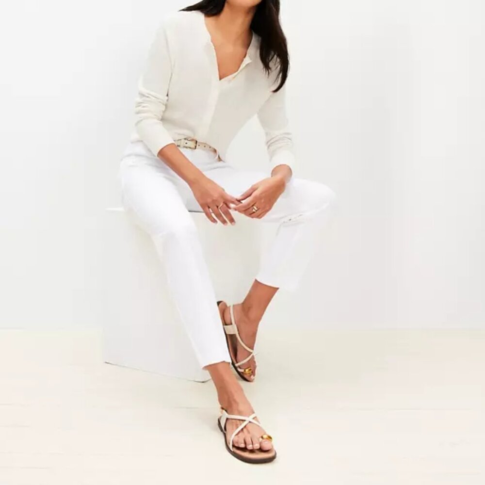 LOFT Riviera Pants in Doubleweave